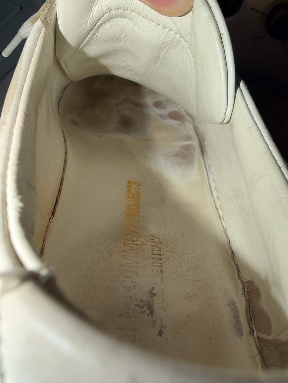 Common Projects Size 39 white leather silver soles - Picture 8 of 8